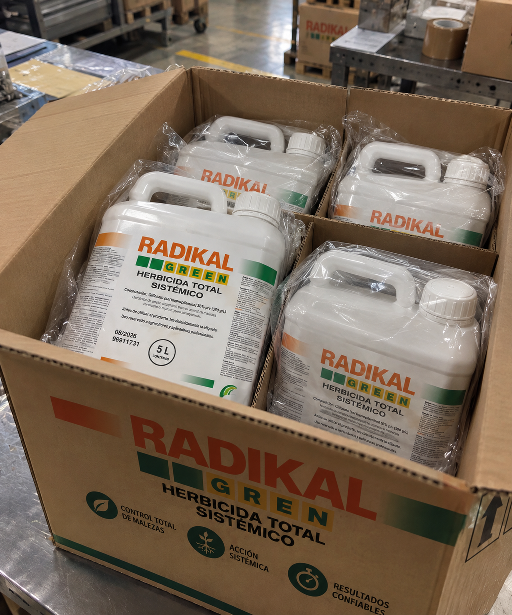Lot de 4 Radikal Green – Herbicide systémique – 4 x 5 L – 20 L au total