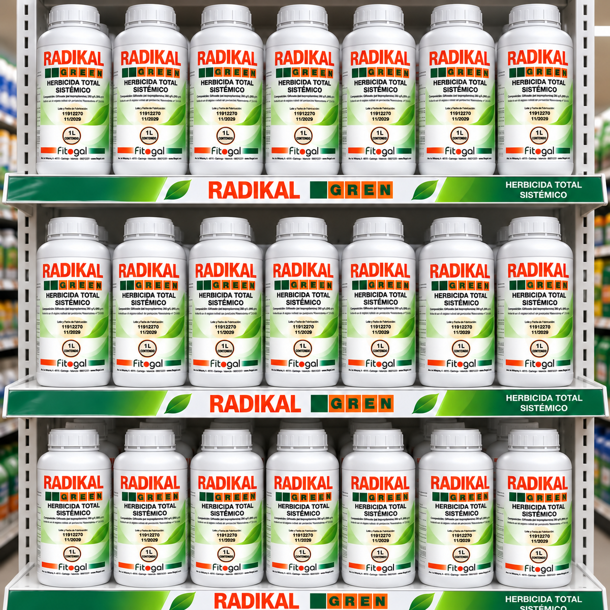 Radikal Désherbant Herbicide systémique 6X 1 L