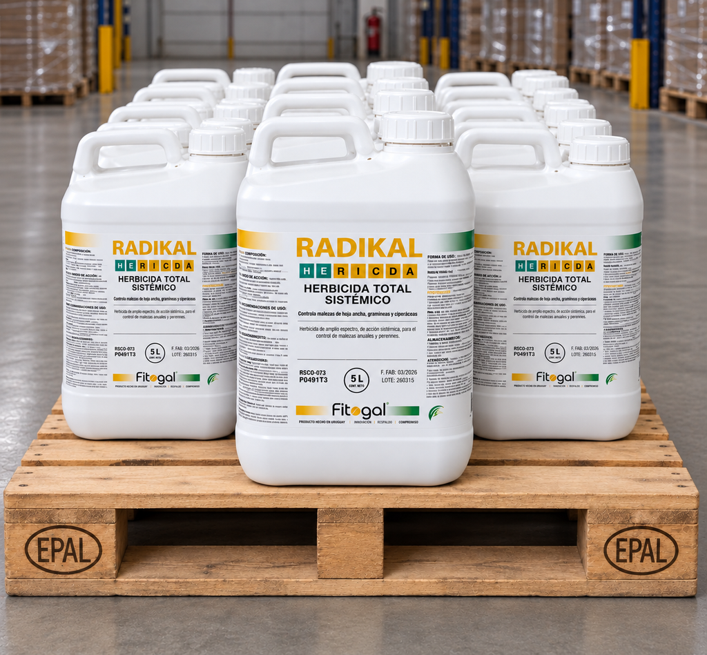 Lot de 4 Radikal Green – Herbicide systémique – 4 x 5 L – 20 L au total