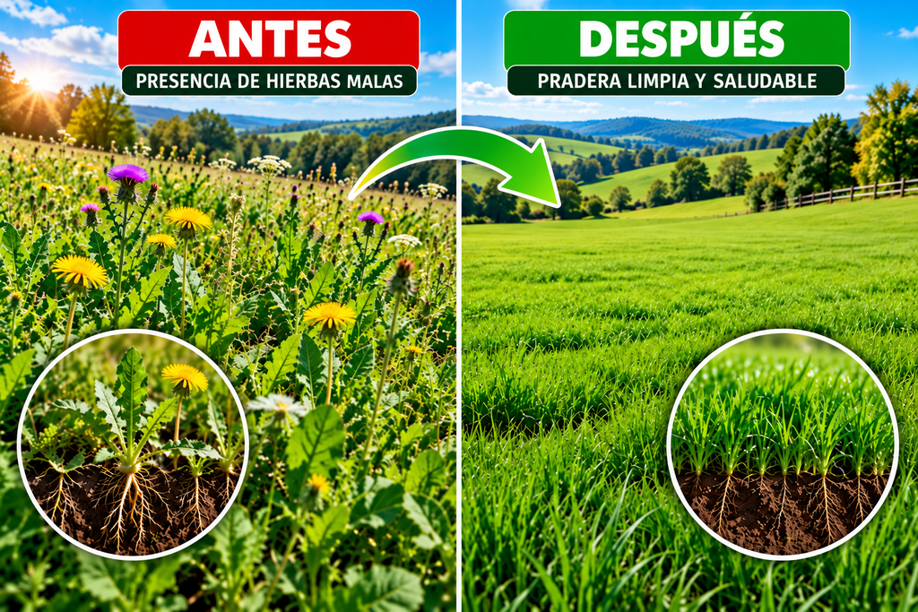 Lot de 4 Radikal Green – Herbicide systémique – 4 x 5 L – 20 L au total