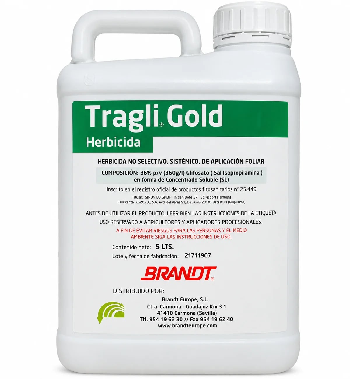 ragli Gold Désherbant 5L Glyphosate