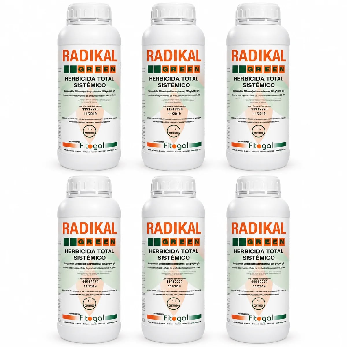 Radikal Désherbant Herbicide systémique 6X 1 L