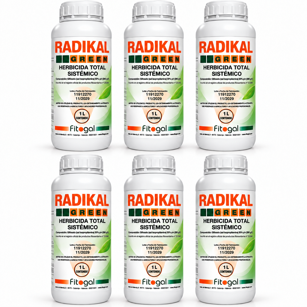 Radikal Désherbant Herbicide systémique 6X 1 L