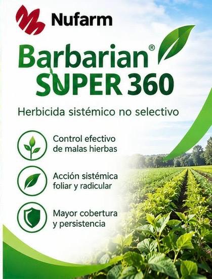 Barbarian Super 360 Herbicide systémique – 2× 5 L (10L)